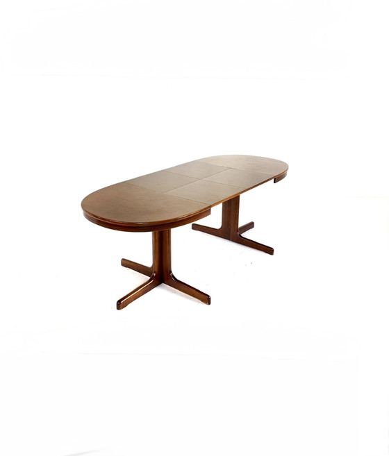 Image 1 of Vintage XL extendable teak dining table, Lübke '60