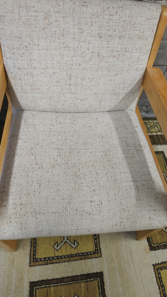 Image 1 of Paar bouclette wollen fauteuils 1970