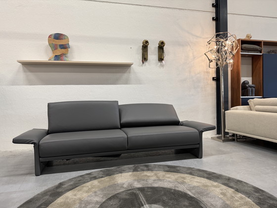 Image 1 of Rolf Benz Canapé Cara 220 Cuir gris Réglable