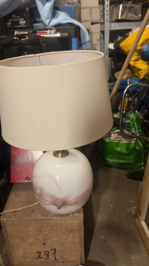 Wunderschöne Holmegaard Sakura Bordlampe, eine stilvolle Tischlampe – tafellampen, Glass