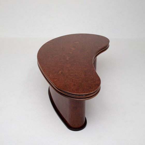 Image 1 of Tavolino da caffè in legno di radica curvato