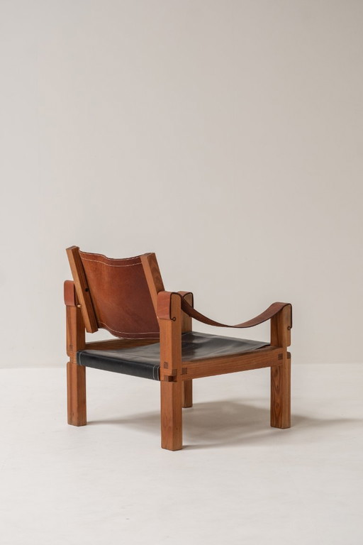 Pair of S10 Sahara chairs by Pierre Chapo