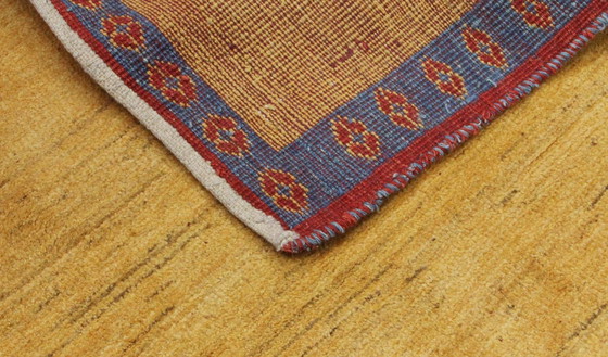 Image 1 of Original Persian carpet Gabbeh Ghashghai oriental carpet 200 cm x 106 cm old natural