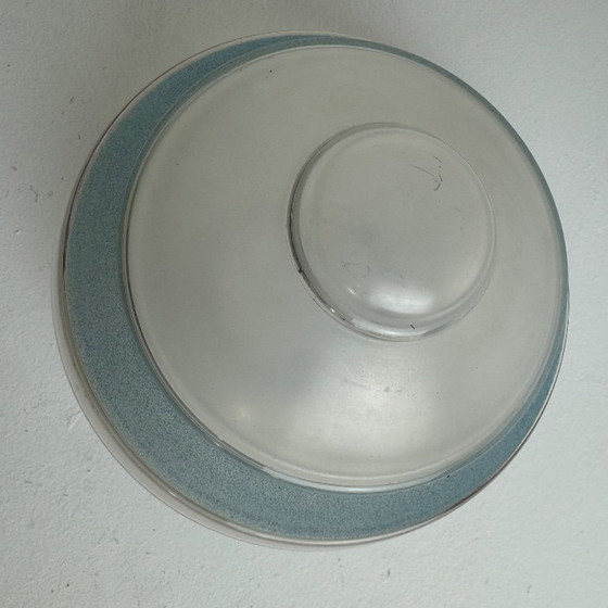 LAMPADA DA TAVOLO VINTAGE IN OTTONE E VETRO – Lampade da tavolo, Glass (photo 7 of 11)