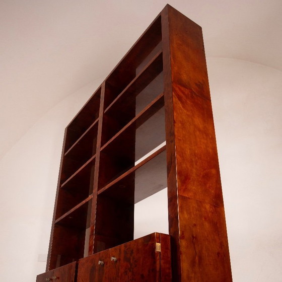 Image 1 of Perkamenten boekenkast van Aldo Tura voor Tura Milano 1960