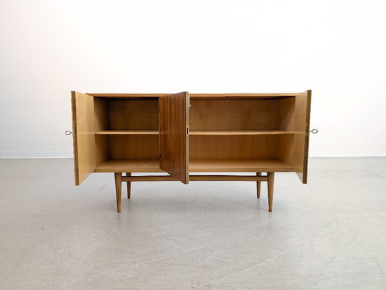 Image 1 of Original Midcentury Sideboard Walnut Vintage 1960s Buffet