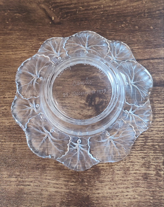 Image 1 of Cendrier Lalique modèle "Honfleur" référence 10719