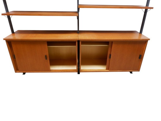Image 1 of Zweedse Vintage Teak Wandkast Van Olof Pira, Jaren 60