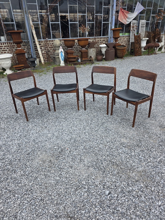 Image 1 of 4 Skandinavische Stühle von Scantic Møbelværk Dänisches Design 60er Jahre