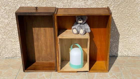 Scaffale Vintage con Cassetti in Rovere Massiccio – Credenze, Wood (photo 24 of 30)