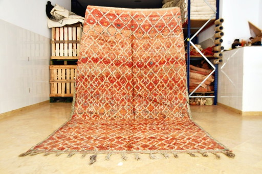 Vintage Marokkaanse Beni M'Guild vloerkleed - 350 x 195 cm