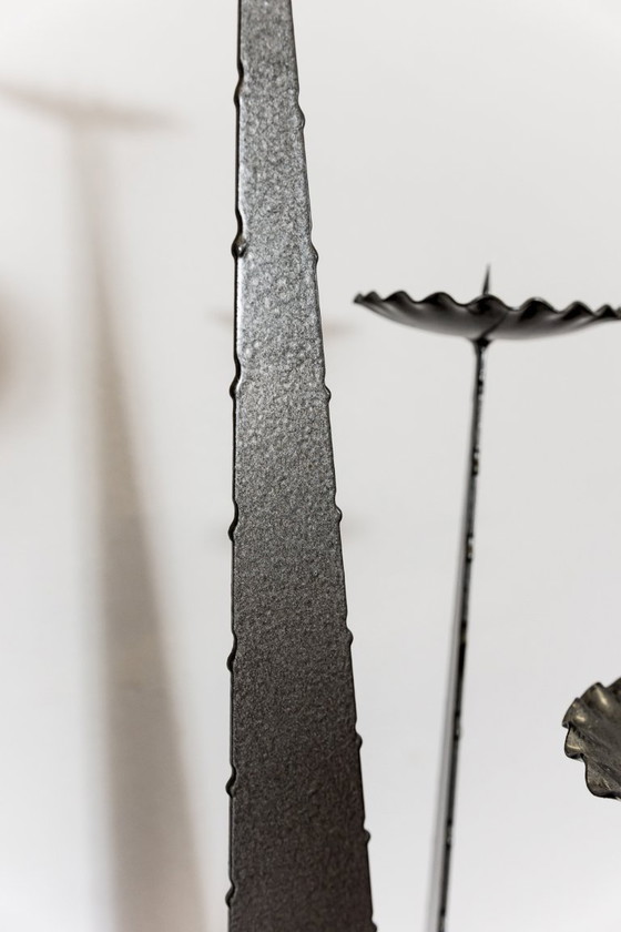 Image 1 of Brutalistischer hoher Kerzenständer, Polen, 1970er Jahre