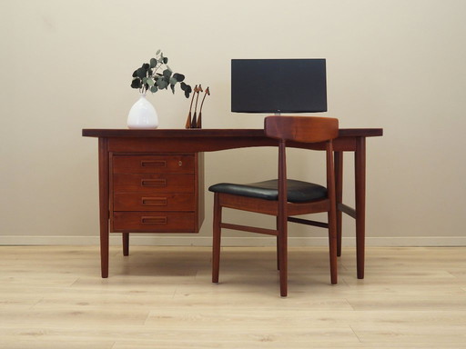 Bureau en teck, design danois, années 1970, production : Danemark