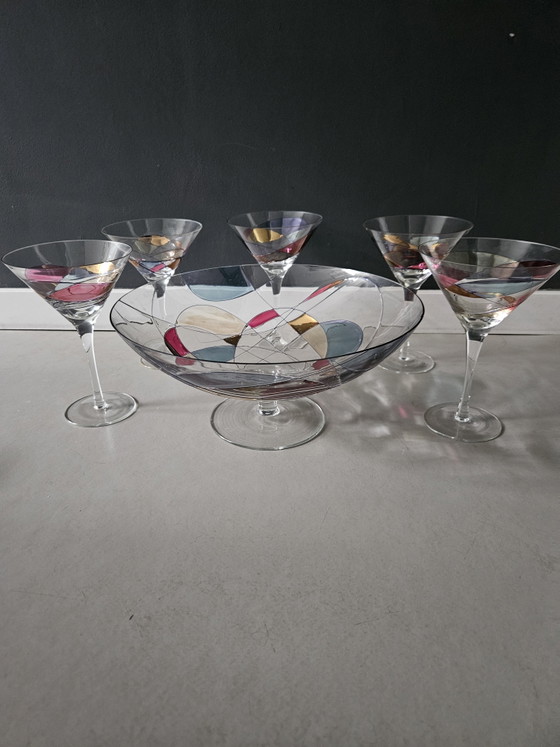 Image 1 of Antoni Barcelona Sagrada Martini glazen en schaal