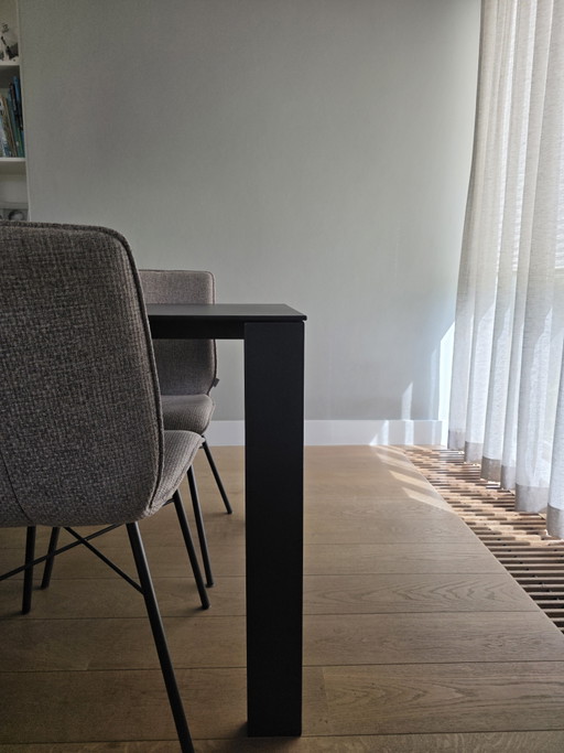 6 Sedie da pranzo Bert Plantagie - 2x Clair (Liver) e 4x Tyler (tessuto Portabella) – eetkamerstoelen, Textile (photo 2 of 5)