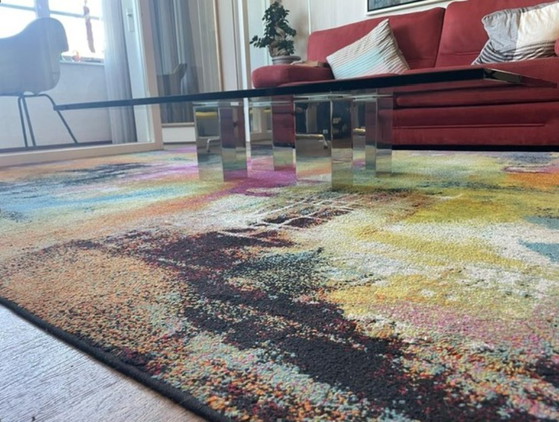 Prachtige Salon Tafel – Wiljan van Beek, Salontafels, Aluminium, Glass (photo 6 of 12)