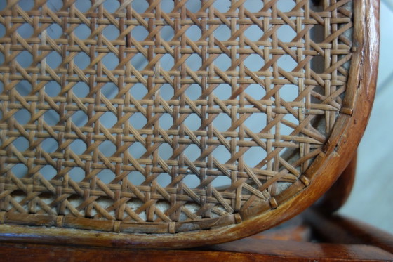 Poltrona relax regolabile Fischel circa 1900 – Poltrone relax, Vimini, Ottone (photo 13 of 19)