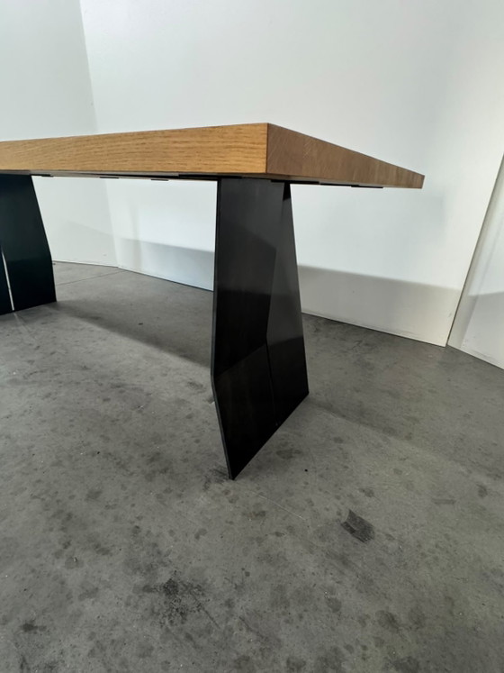 New Bert Plantagie Oak Dining Table Rectangular 220x100x77cm – Wood (photo 3 of 5)