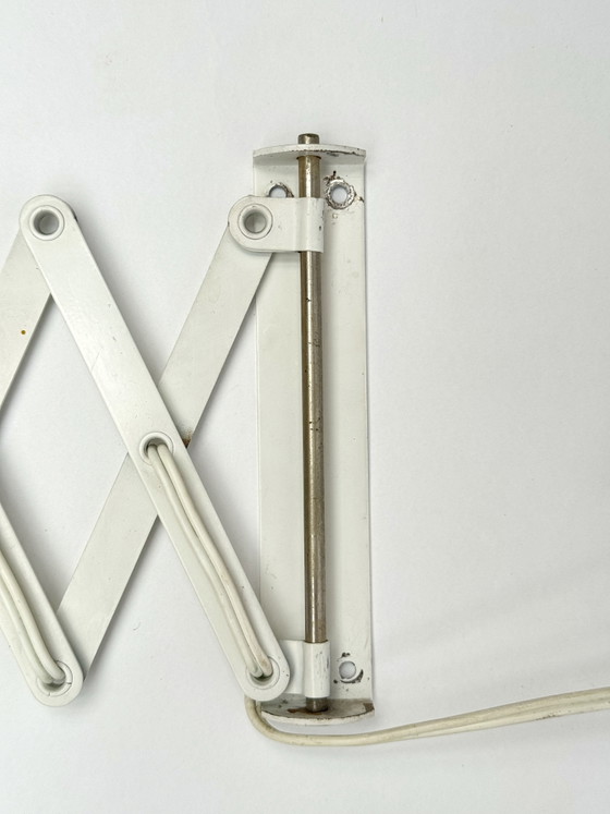 Image 1 of Vintage Anvia schaarvormige wandlamp | J.J.M. Hoogervorst jaren 1950