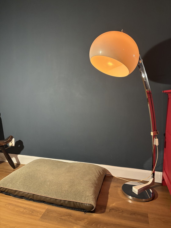 Image 1 of Lámpara de pie de arco cromado Sölken Leuchten de los años 60