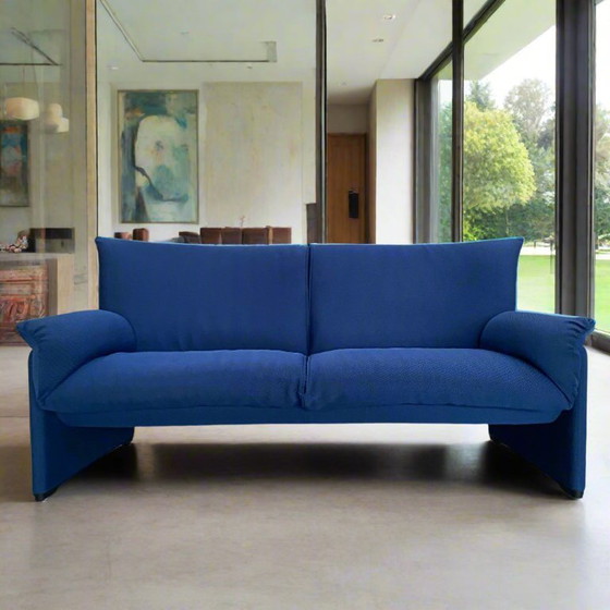 Image 1 of Cassina Palmaria 2-seater sofa Italian design Vico Magistretti