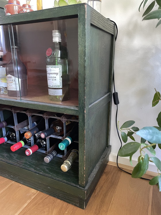 Image 1 of Vintage theekastje Amsterdamse School