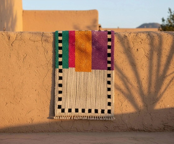 Grande tappeto berbero fatto a mano 2.5 x 1.5 m – Tappeti, Wool (photo 6 of 10)