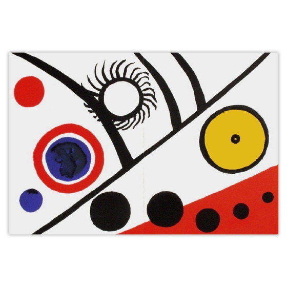 Image 1 of Alexandre CALDER DLM221 - Litografía Le soleil et la lune 1976