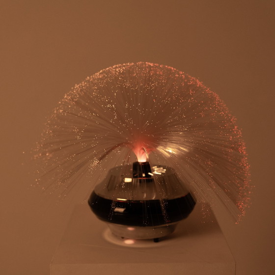 Lampada da Tavolo Vintage Space Age a Fibra Ottica – Plafoniere, Chrome (photo 8 of 9)