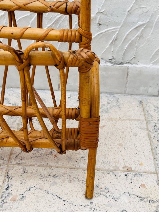 Image 1 of Bamboo Magazine Rack