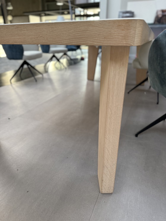 Image 1 of Mesa de trabajo Arco Fat de madera de roble y cera blanca 450