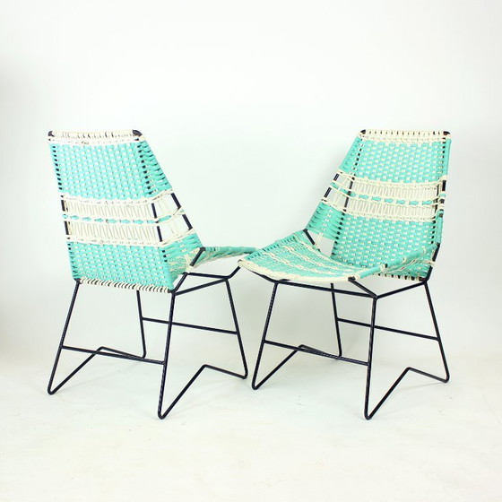 Image 1 of Mid Century Outdoor Sitzgarnitur, Tschechoslowakei, 1960er