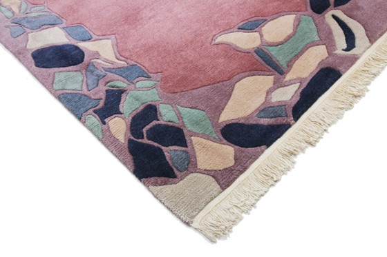 Original Modern Designer Highland Wool Rug Nepal 360 x 257 cm, Rugs & carpets, Pink (photo 5 of 9)
