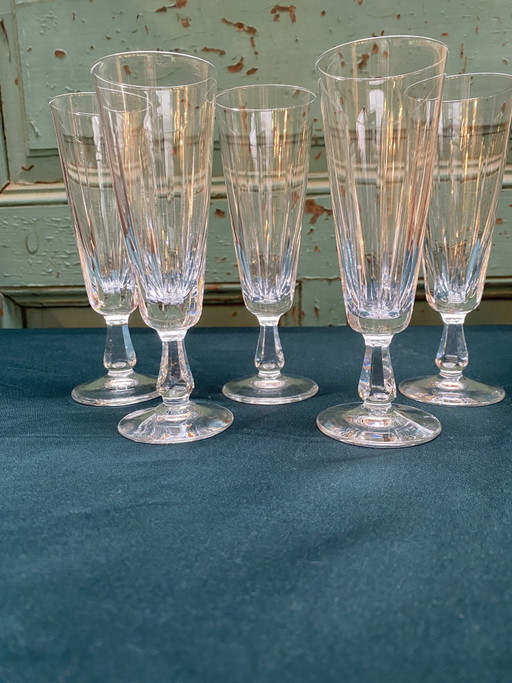 Juego de 5 flautas de cristal Royal Leerdam