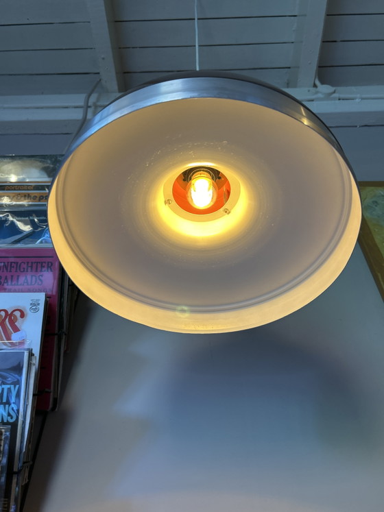 Lampada a sospensione vintage Dijkstra Space Age – Lampade a sospensione, Metallo, Plexiglass (photo 6 of 6)