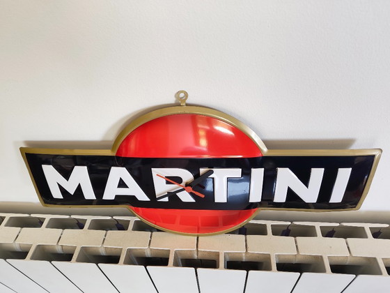 Image 1 of Vintage Martini metalen bord/klok