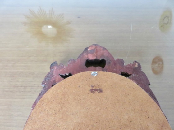 Image 1 of Kleiner vergoldeter Holzspiegel im Barockstil, 1940er-50er Jahre