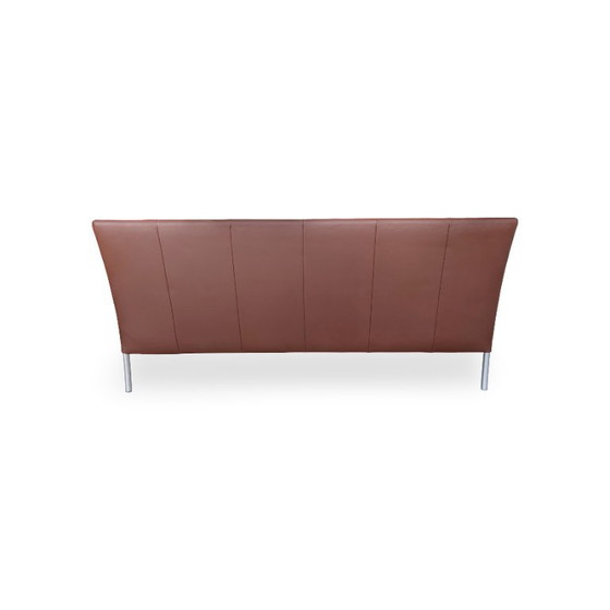 Original Walter Knoll Jason Sofa Couch Design Two-Seater Leather Li – 2 seaters, Metal (photo 5 of 10)