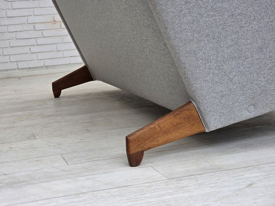 Image 1 of 1960s, Danish design by Arne Hovmand-Olsen, 3-seater sofa model 490, reupholstered.