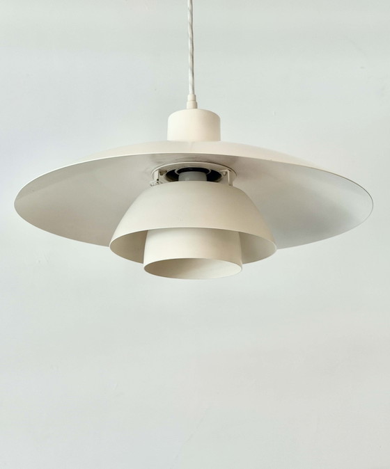 Vintage Louis Poulsen PH 4/3 – Poul Henningsen – Wit – Denmark – Hanglampen, Metal (photo 10 of 14)