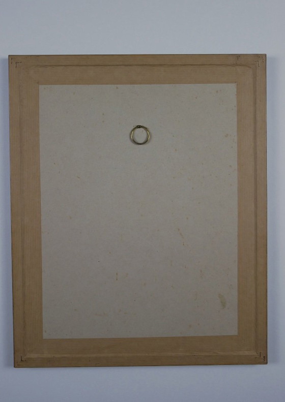 Image 1 of Lucie RIVEL, Mountain Village. Framed pastel.