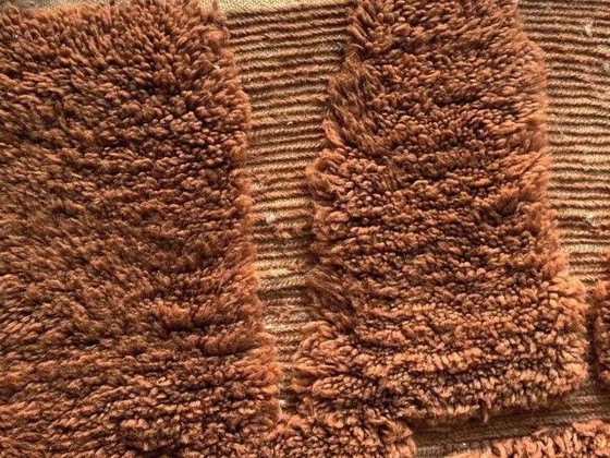 Moroccan Berber rug camel terracotta 300x200 cm – geometric pattern – Rugs & carpets, Wool, Cotton, Bohemian (photo 6 of 8)