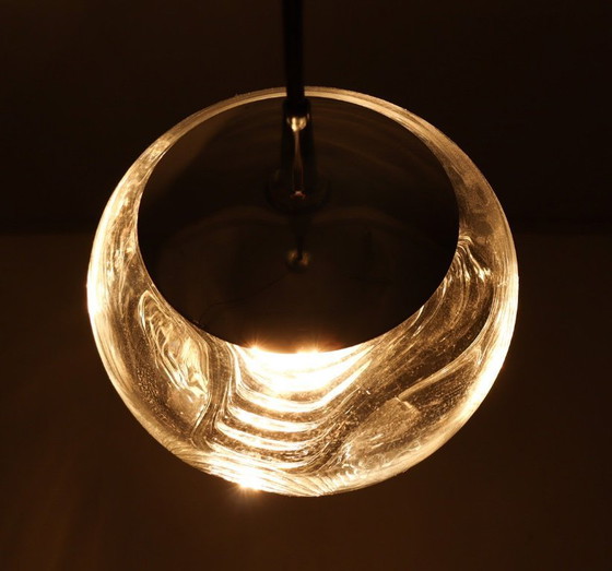 Image 1 of Set de 2 plafonniers de Peil et Putzler, modèle : 'Futura', Allemagne, années 1970