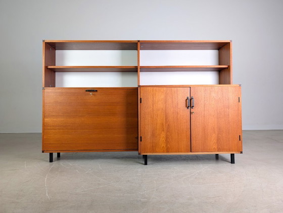 Image 1 of Estantería original de mediados de siglo Pastoe Cees Braakman hecha a medida