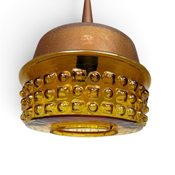 Image 1 of Suspension en verre vintage