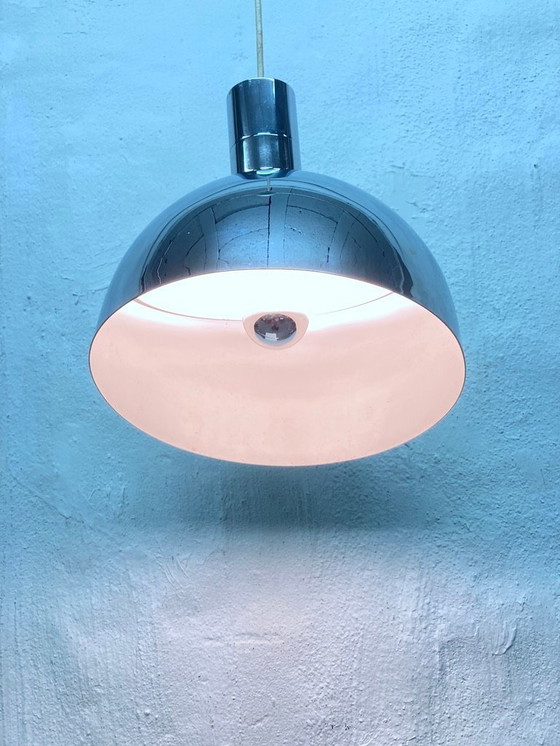 Image 1 of Lampada a sospensione dell'era spaziale italiana di Sirrah Design Franco Albini Franca Helg