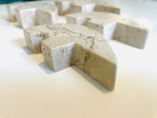 Familie van 4 travertijnmiereneters - Fratelli Mannelli