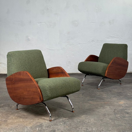 Image 1 of Coppia di poltrone "Type 360" di Janusz Różański, anni '60