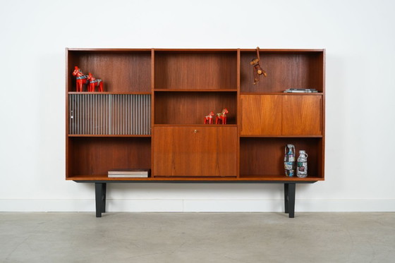 Image 1 of Teak bookcase, Danish design, 1970s, production: Denmark