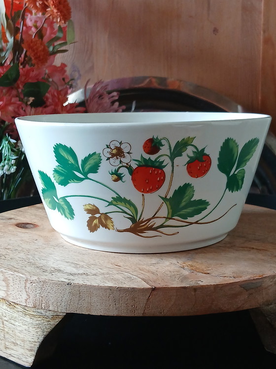 Image 1 of Prachtige Vintage Set Ditmar Urbach Aardbeien kommen (3-delig)